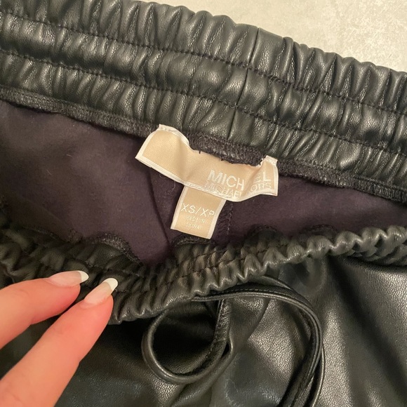 Michael Kors leather joggers - Picture 6 of 6